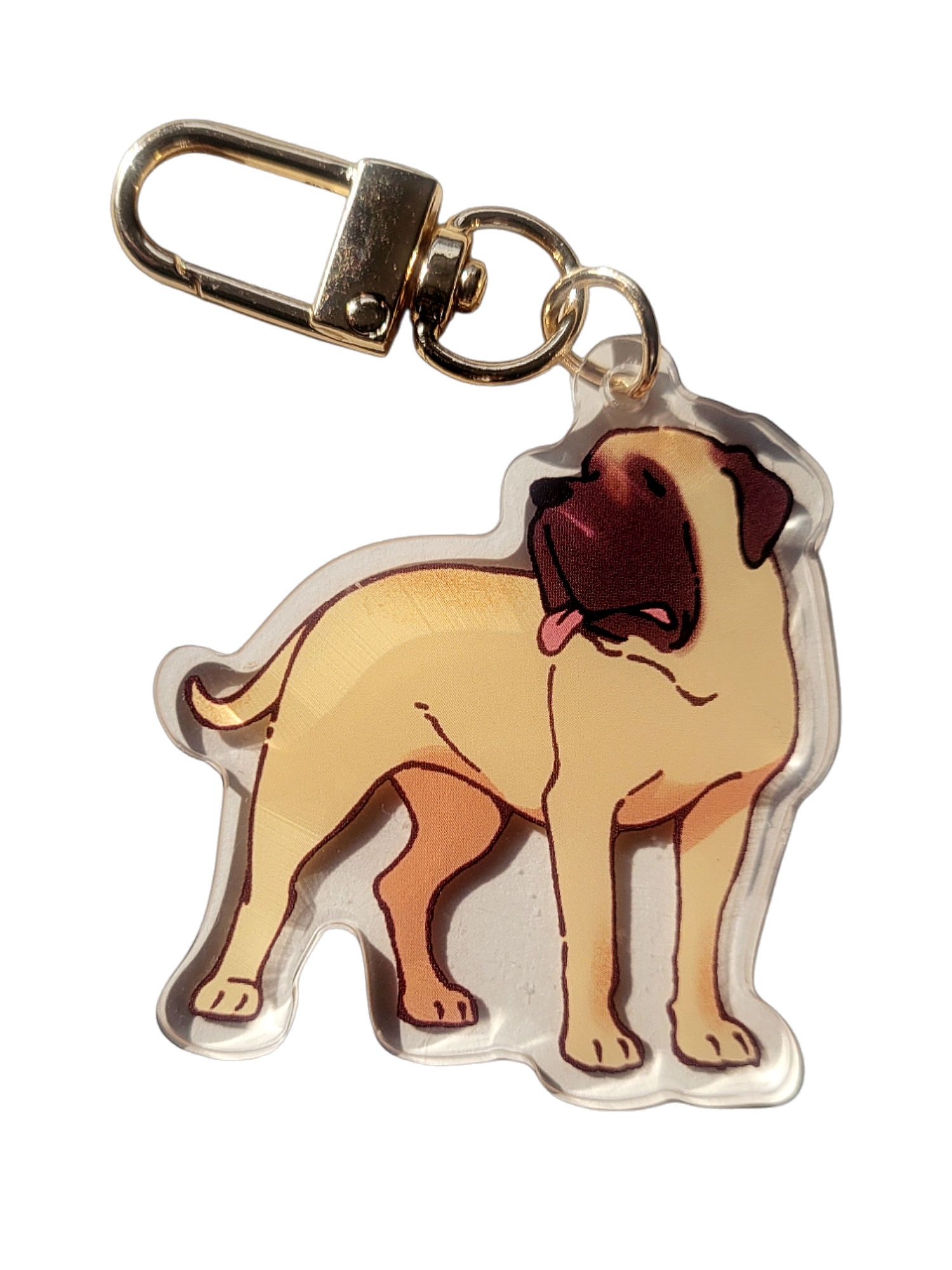 Mastiff Dog Acrylic Charm