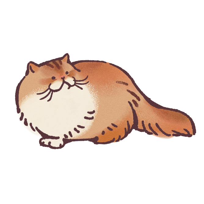 British Longhair Cat Sticker