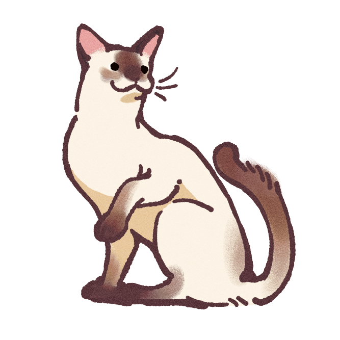 Balinese Cat Sticker