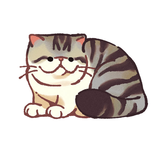 Exotic Shorthair Cat Sticker