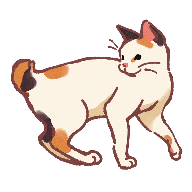 Japanese Bobtail Cat Sticker