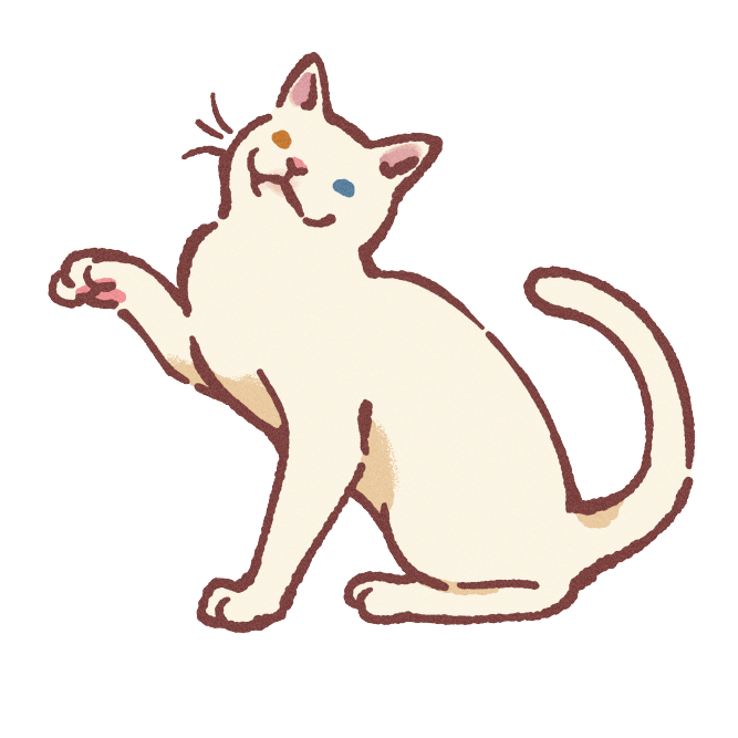 Khaomanee Cat Sticker