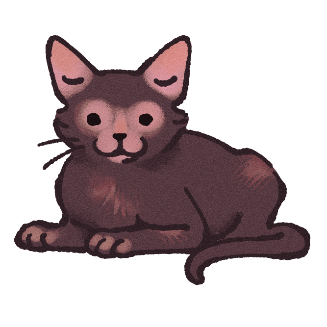 Lykoi Cat Sticker