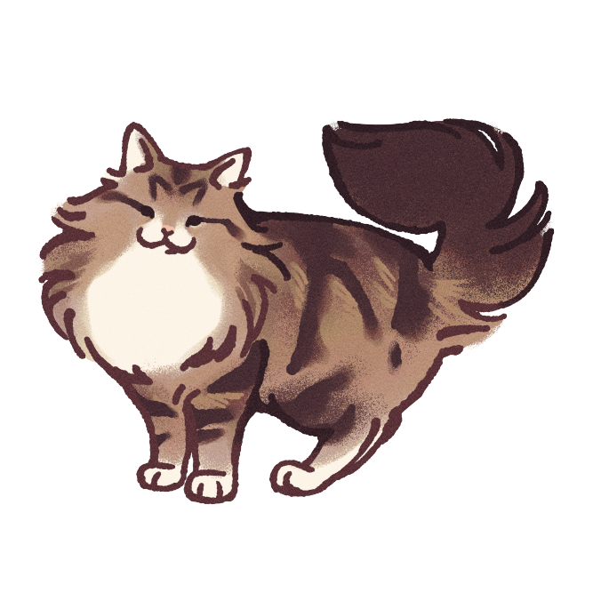 Norwegian Forest Cat Sticker