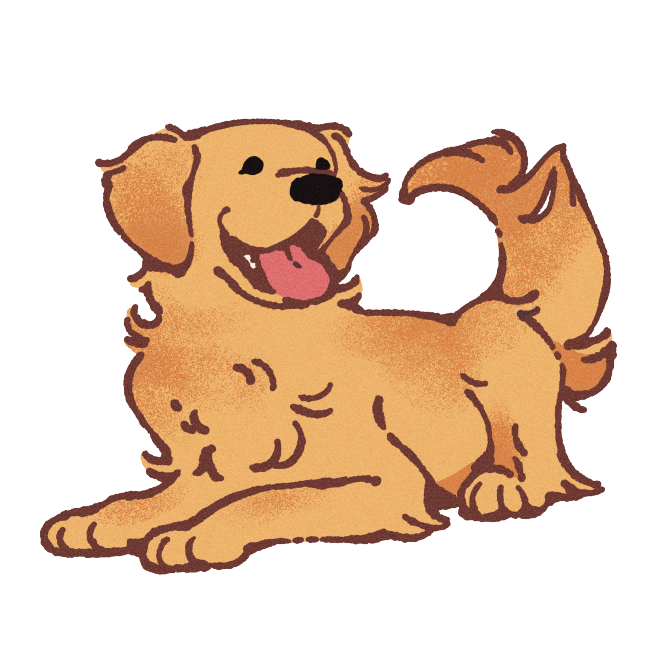 Golden Retriever Sticker