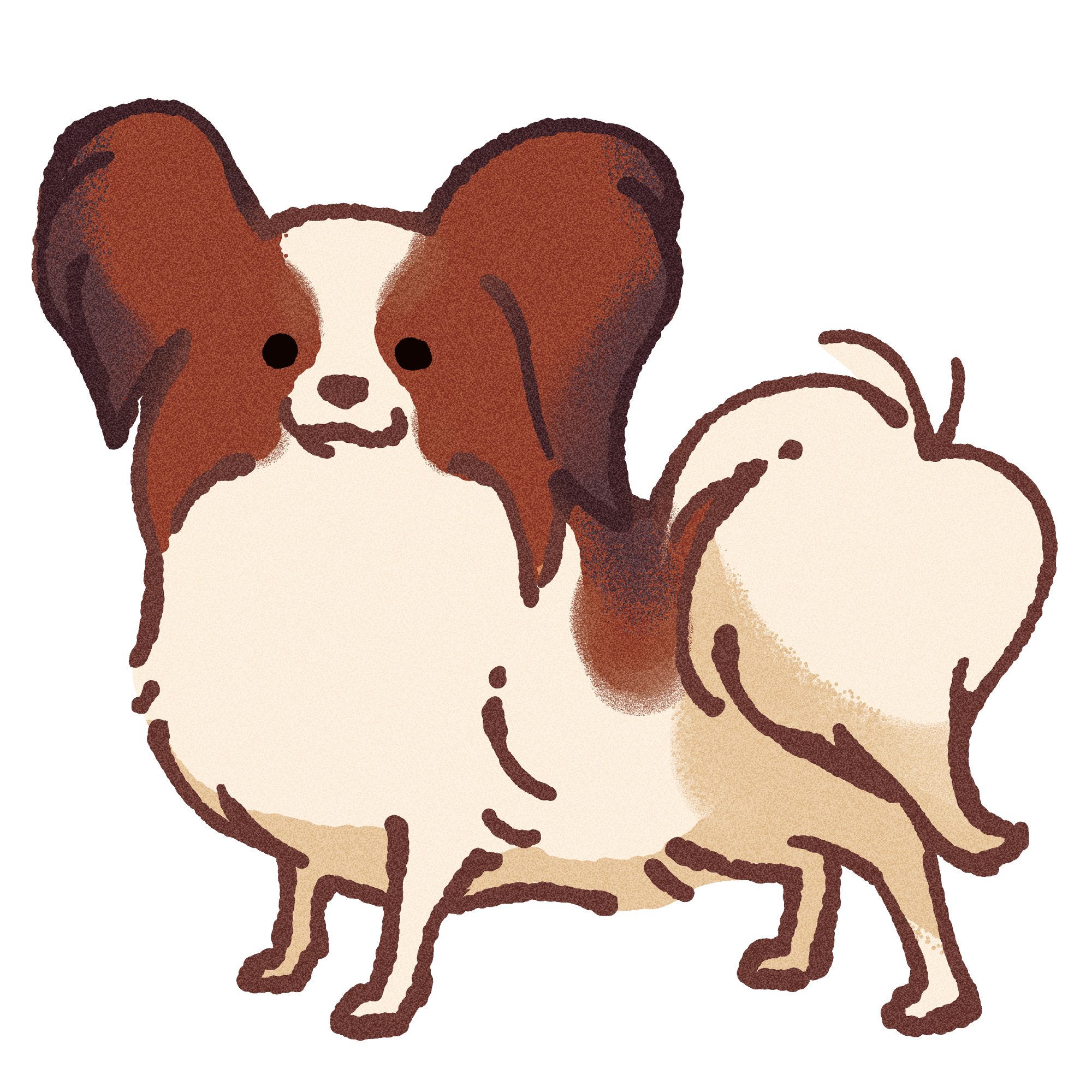 Papillon Dog Sticker