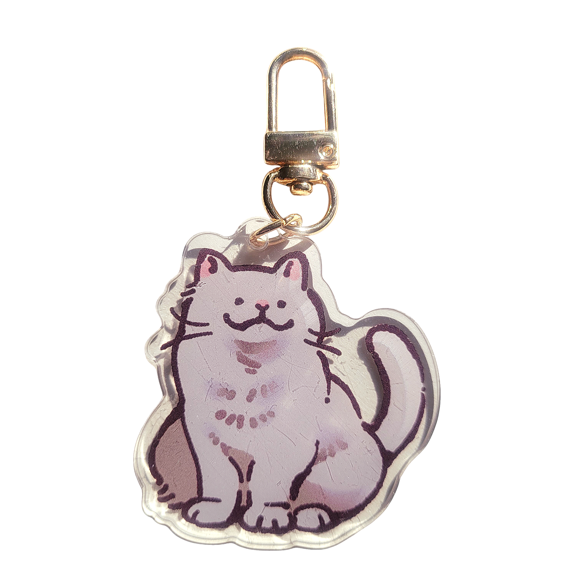 British Shorthair Cat Acrylic Charm