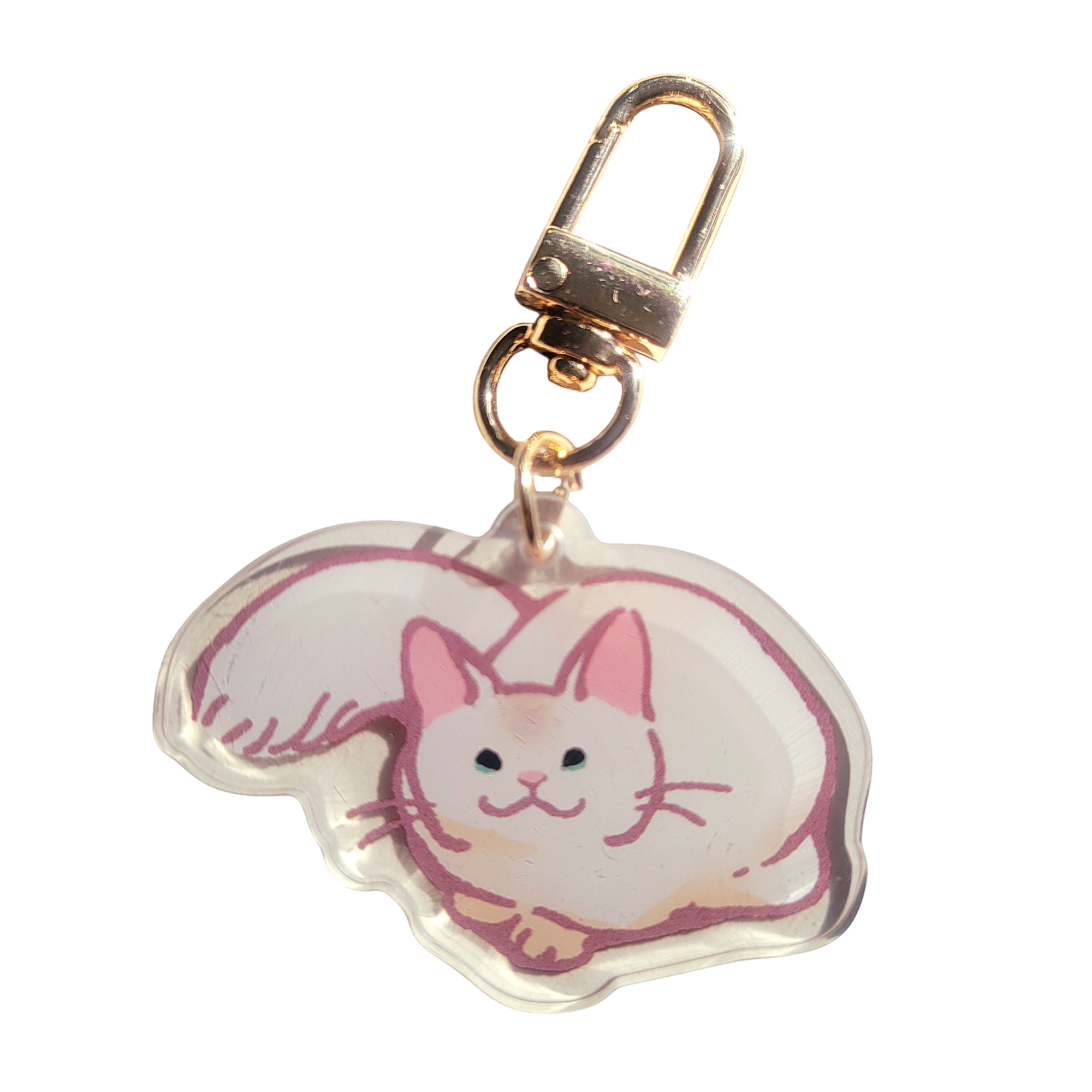 Burmilla Cat Acrylic Charm