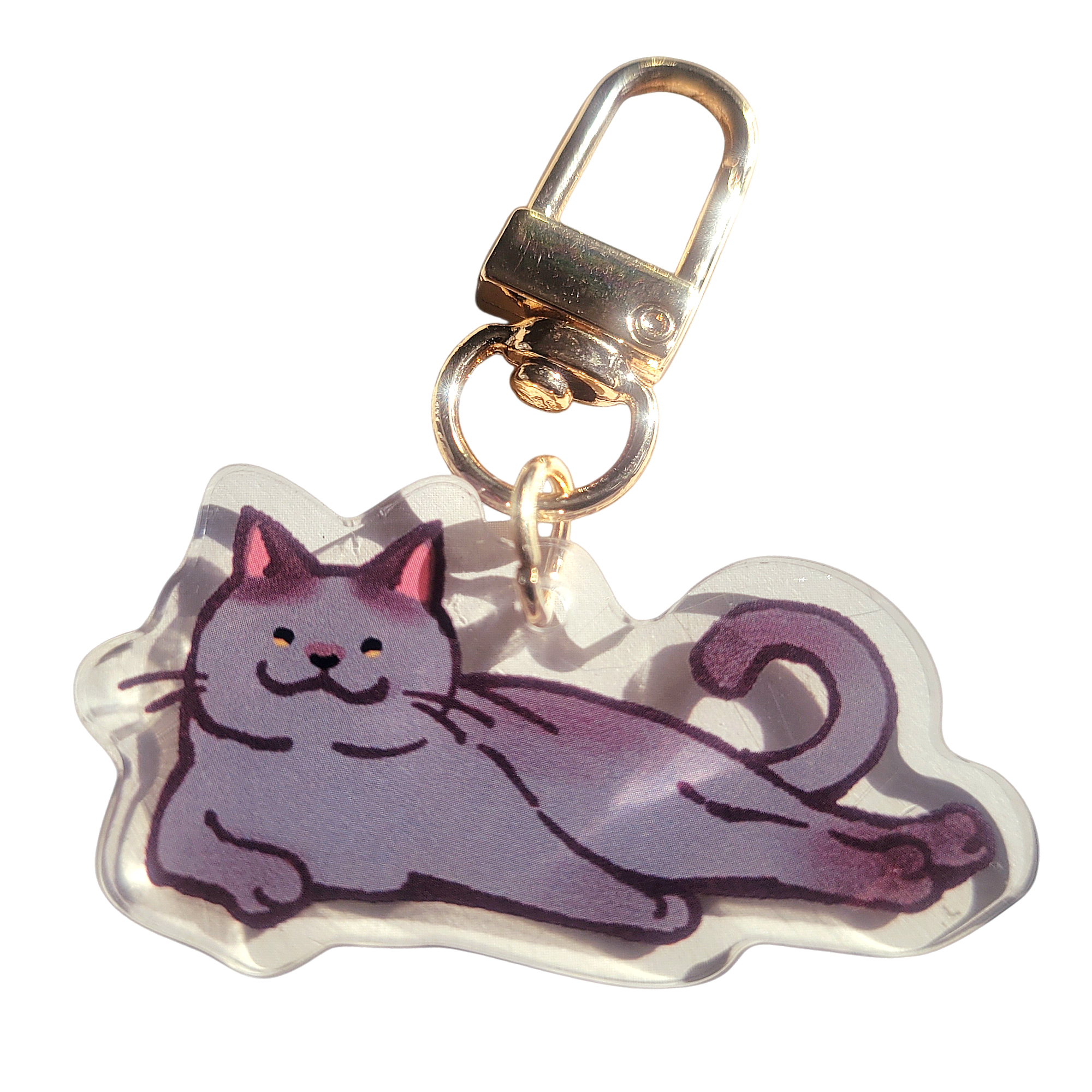 Chartreux Cat Acrylic Charm