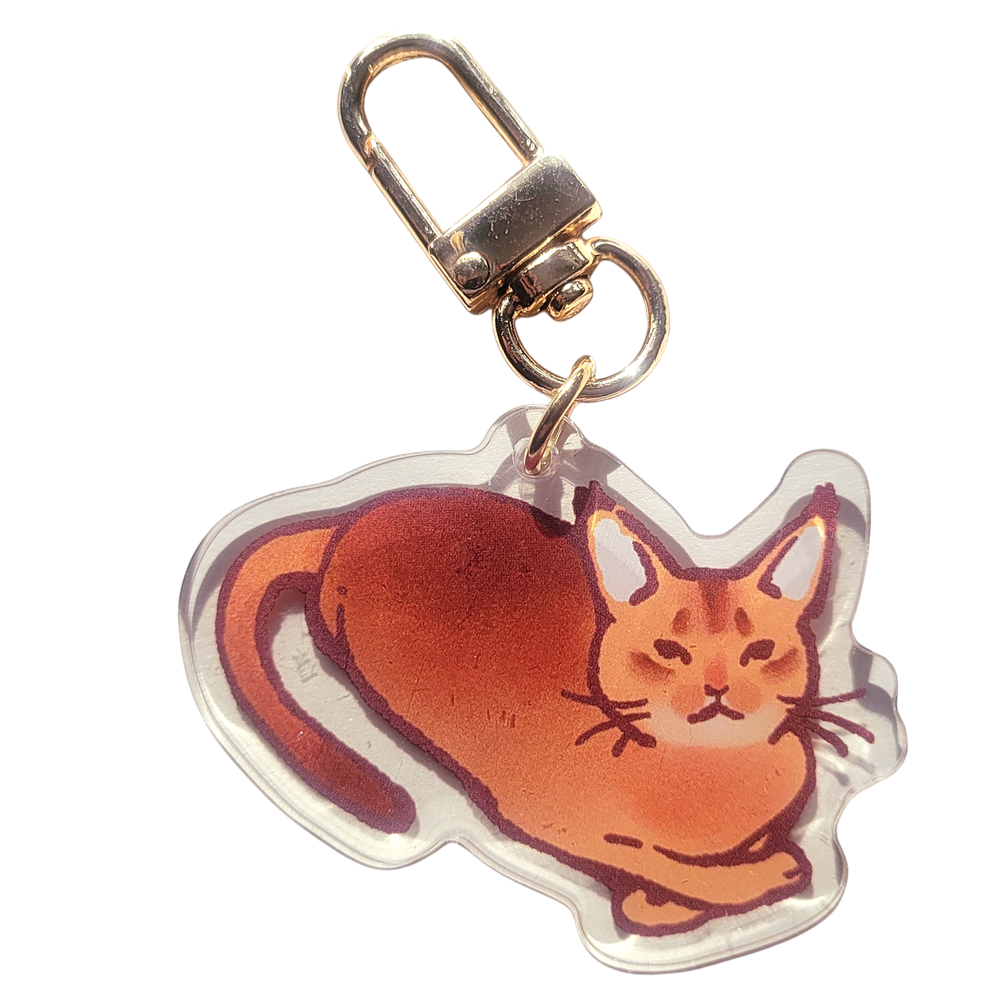 Chausie Cat Acrylic Charm