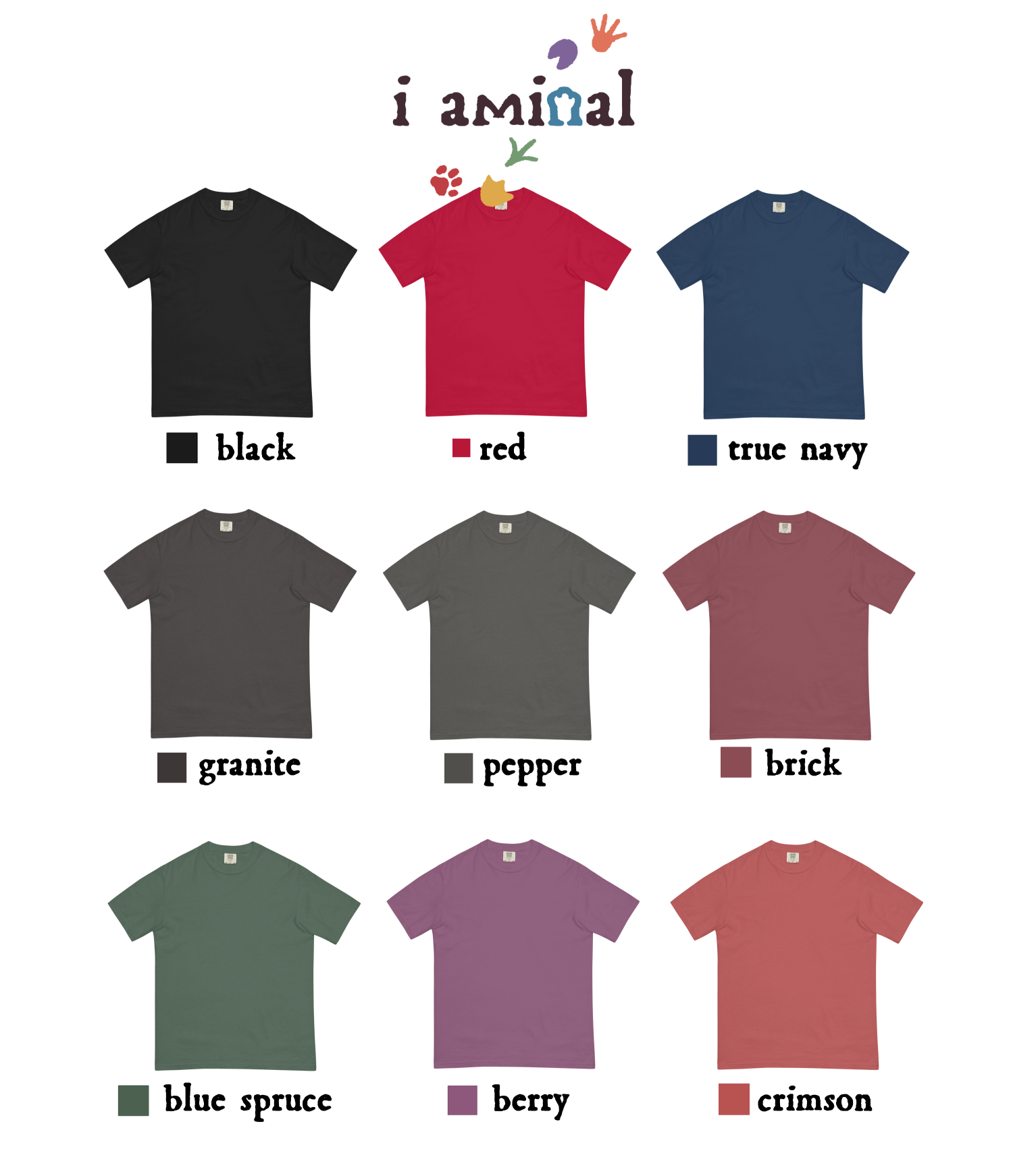 Custom Embroidered T-Shirt – i aminal