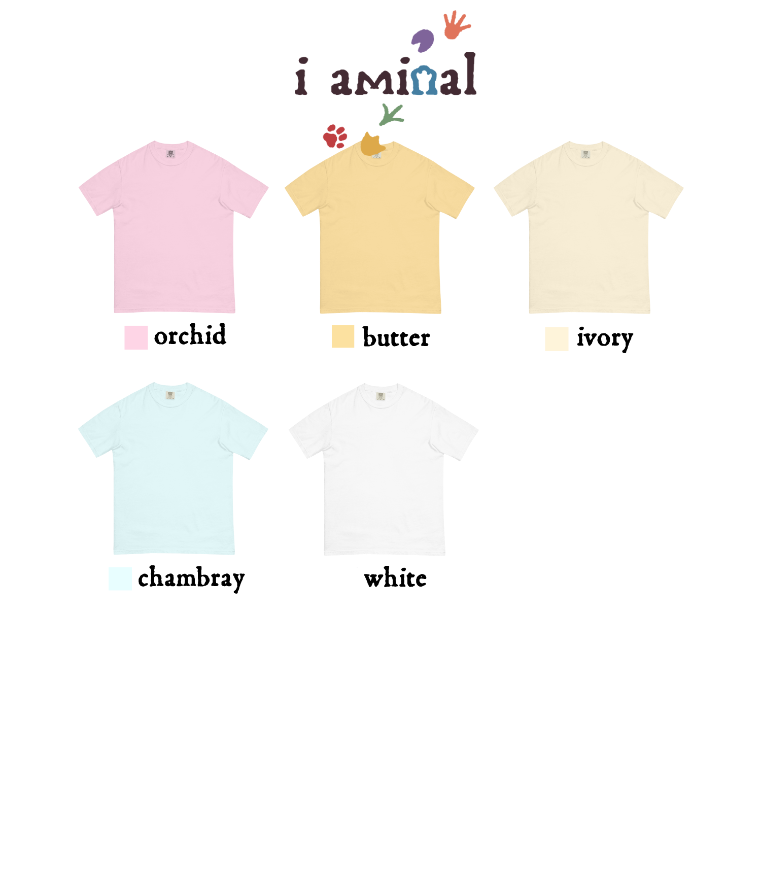 Custom Embroidered T-Shirt – i aminal