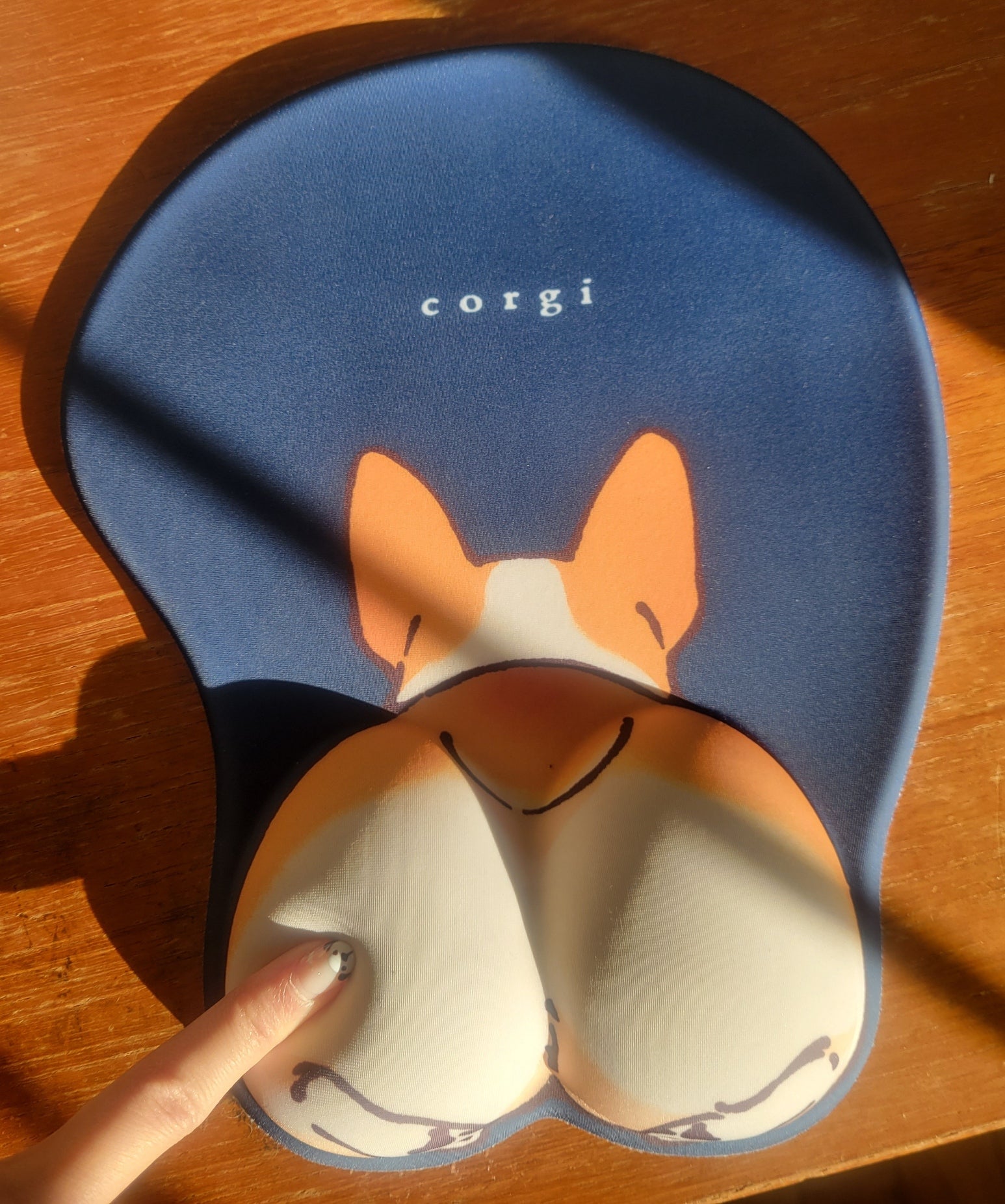 Corgi Butt Squishy Mousepad