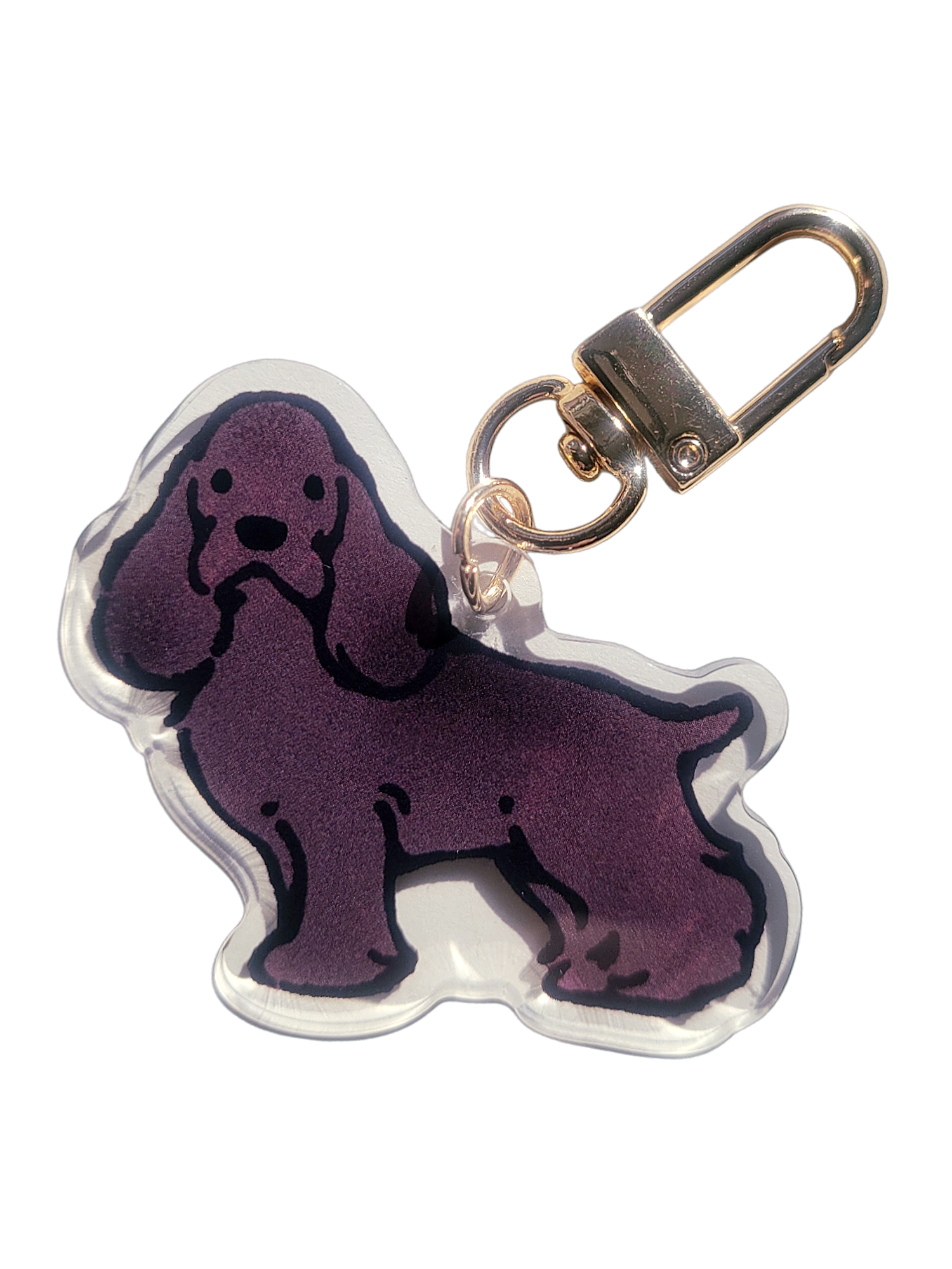 English Cocker Spaniel Acrylic Charm