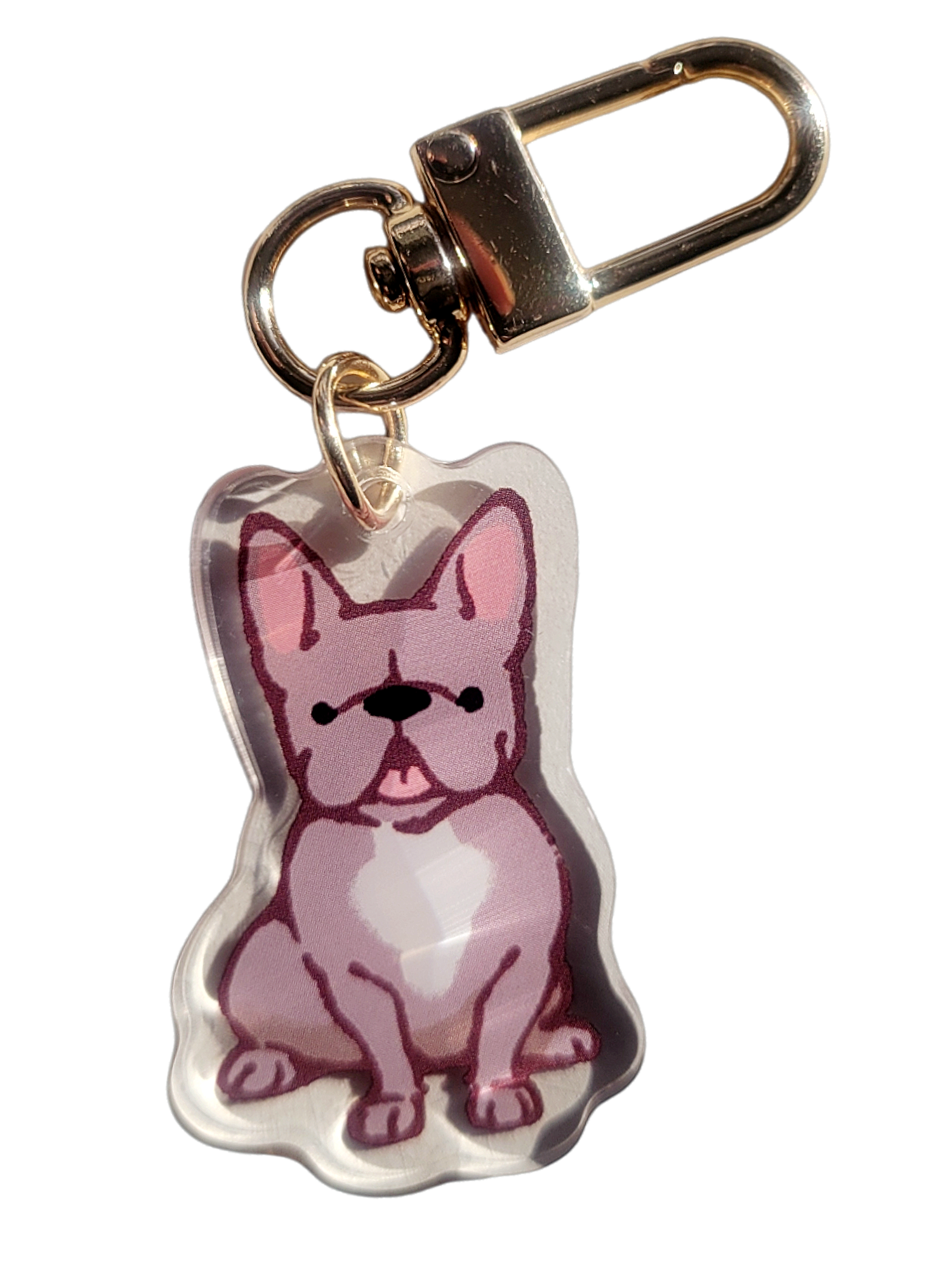 French Bulldog Acrylic Charm