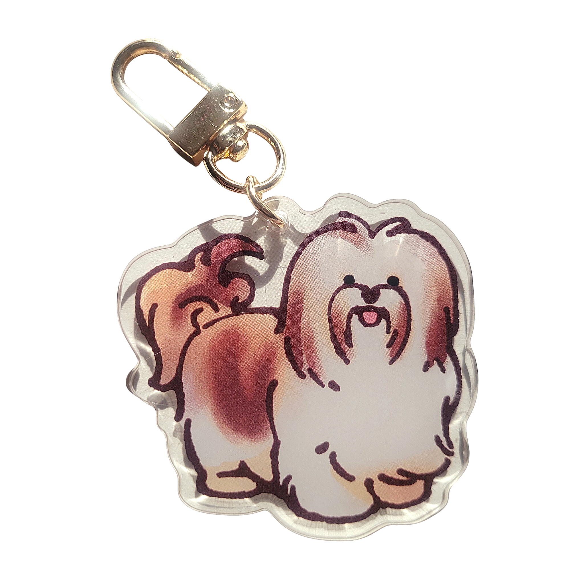 Havanese Dog Acrylic Charm
