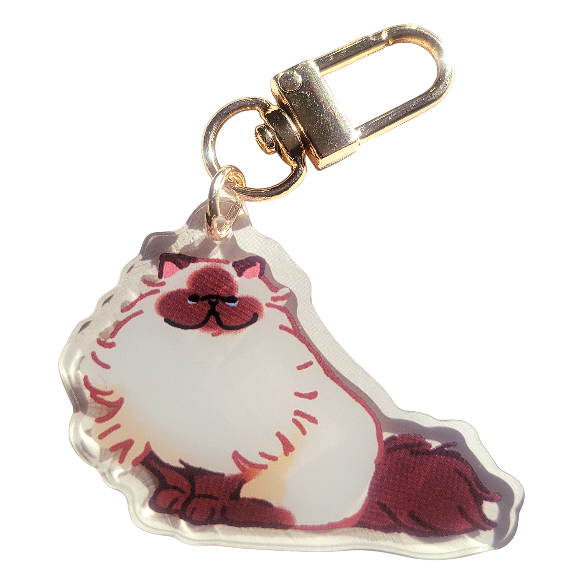 Himalayan Cat Acrylic Charm