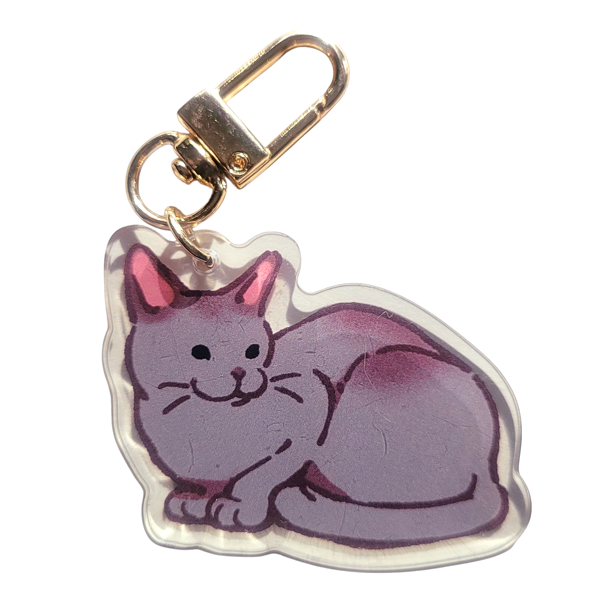 Korat Cat Acrylic Charm