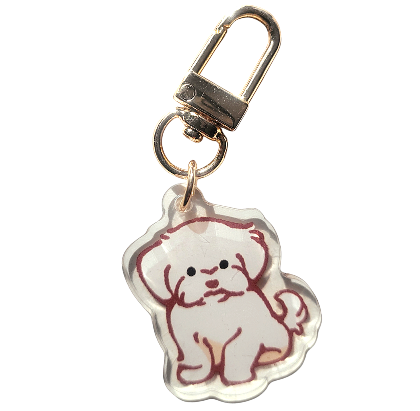 Maltese Acrylic Charm