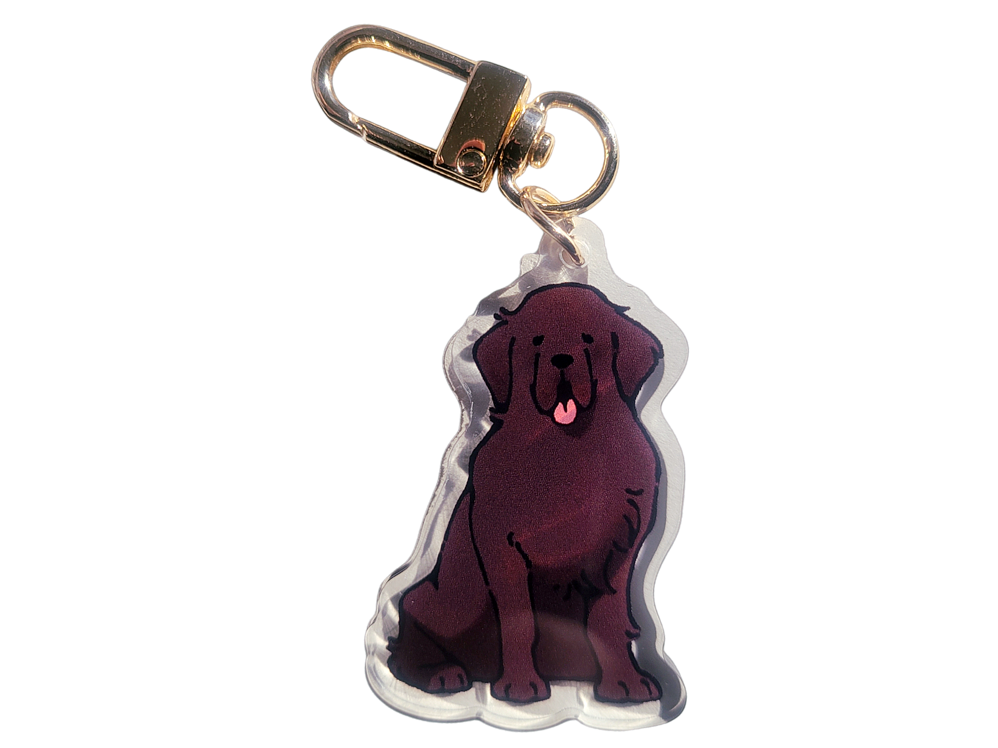 Newfoundland Dog Acrylic Charm