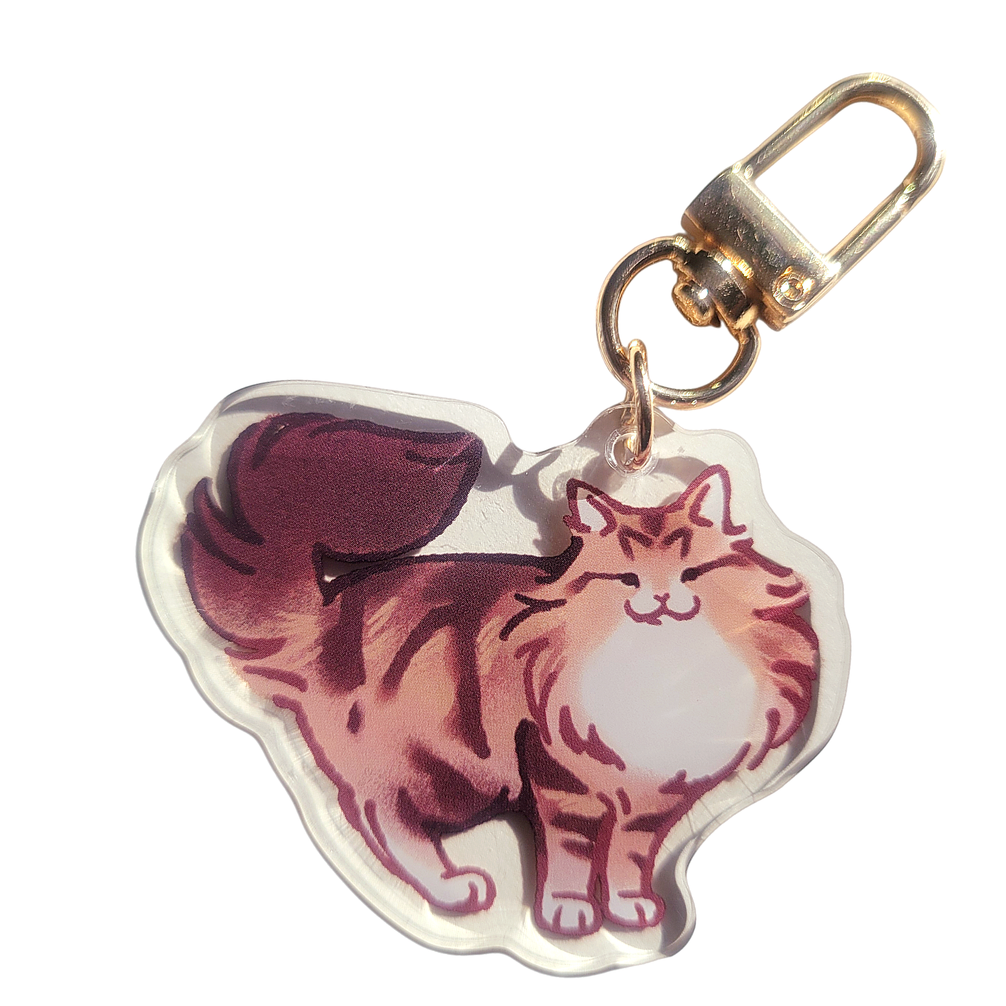 Norwegian Forest Cat Acrylic Charm