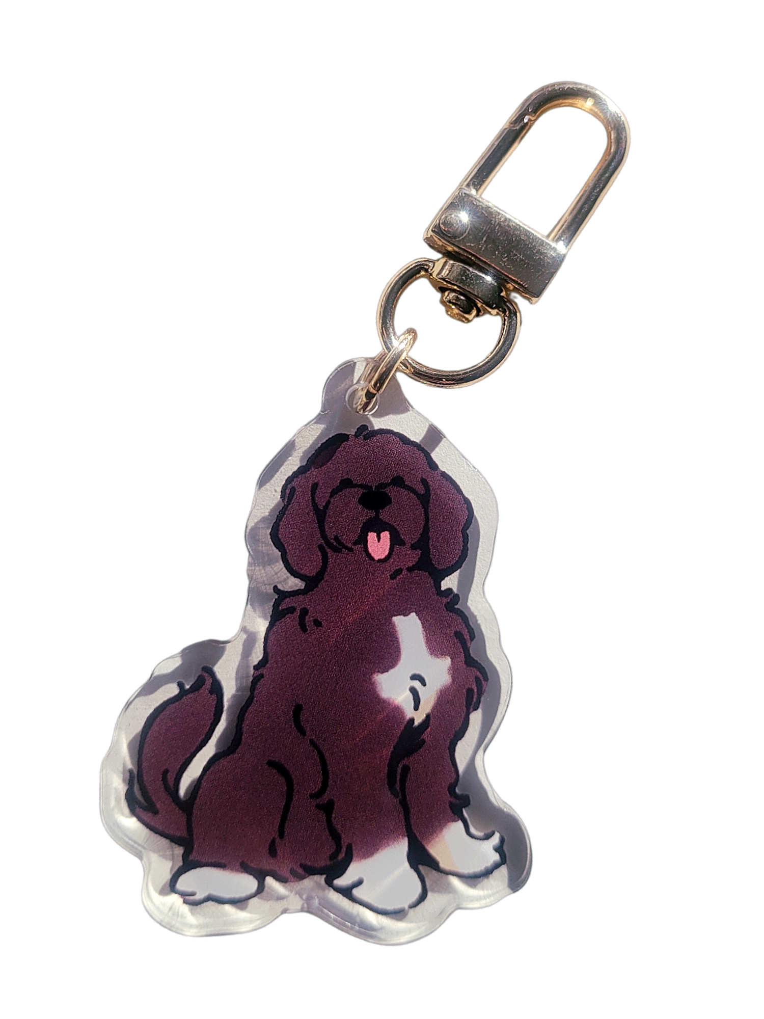 Portuguese Water Dog Acrylic Charm