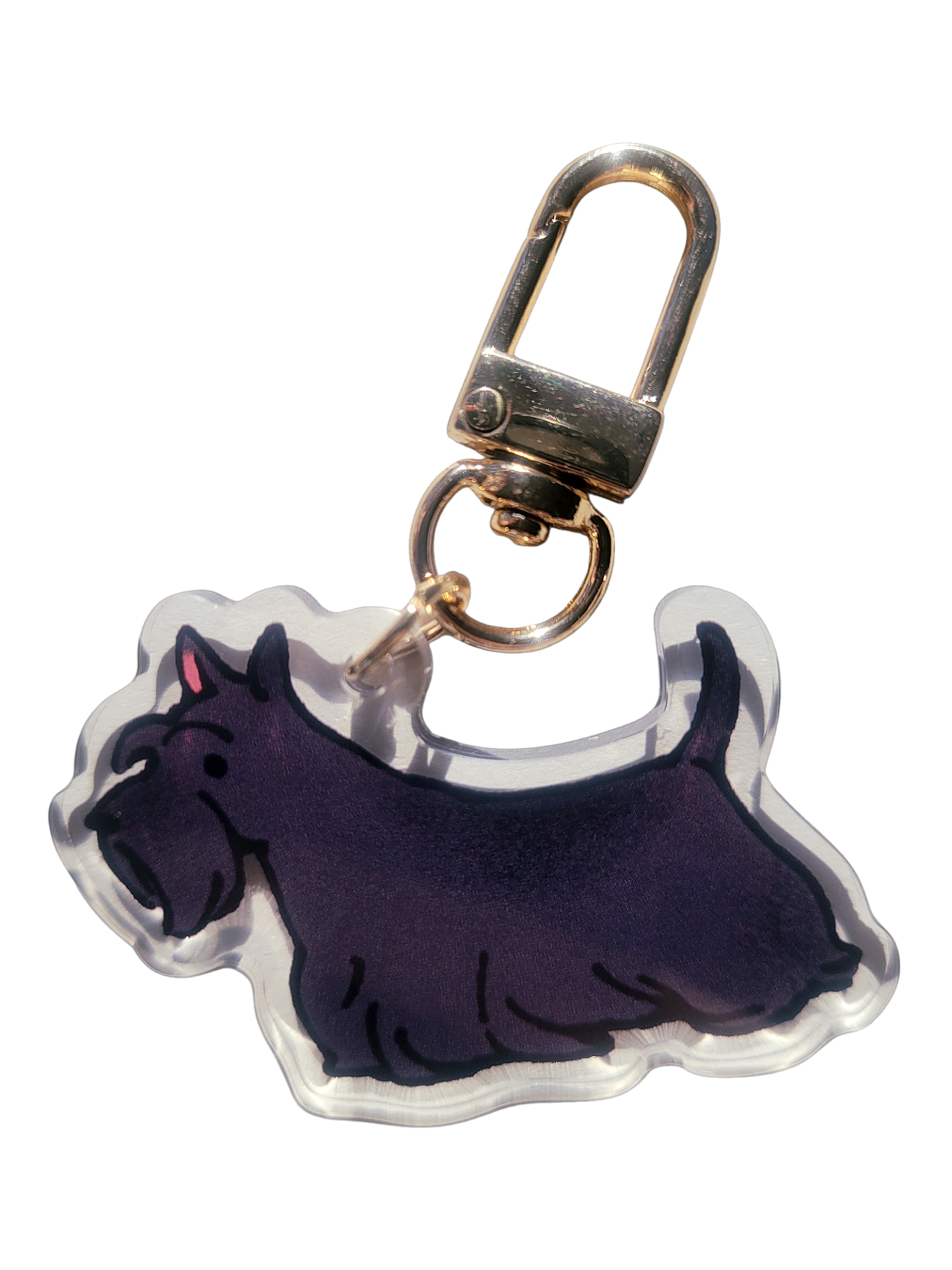 Scottish Terrier Acrylic Charm