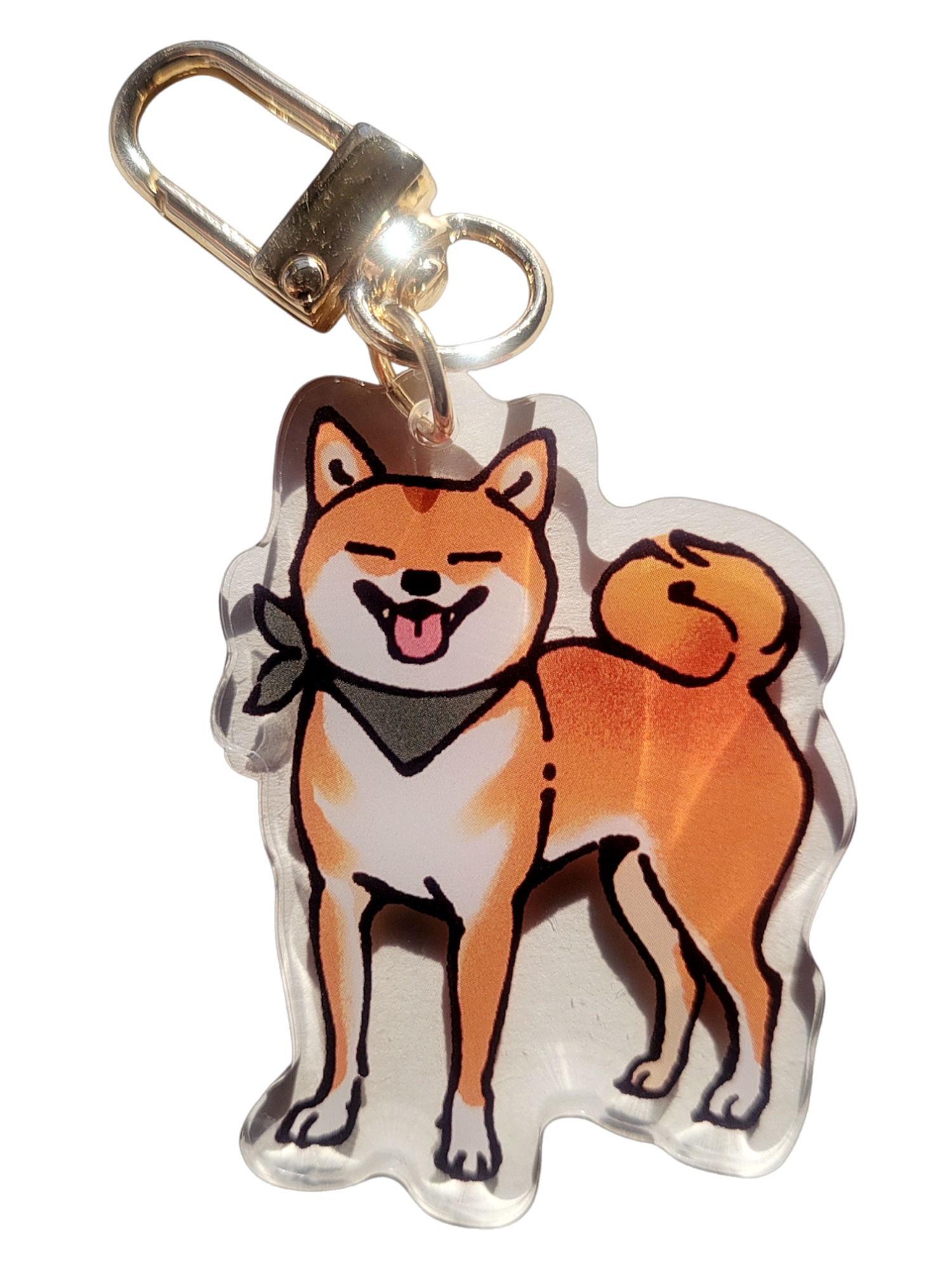 Shiba Inu Acrylic Charm