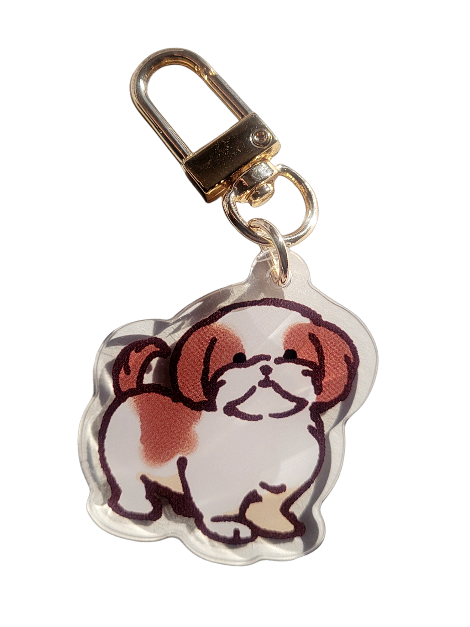 Shih Tzu Acrylic Charm