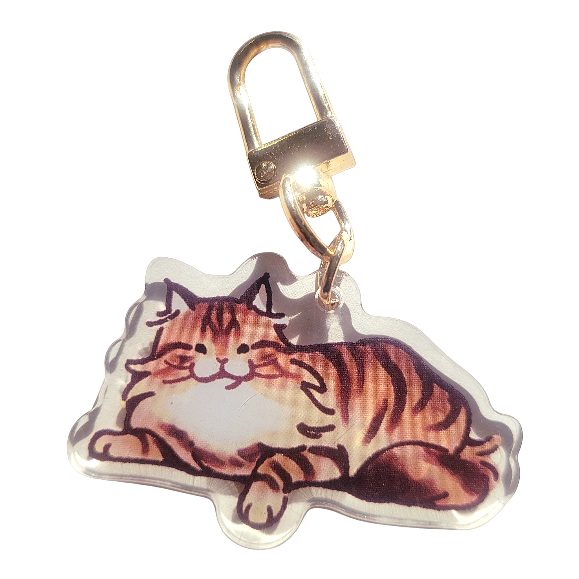 Siberian Cat Acrylic Charm