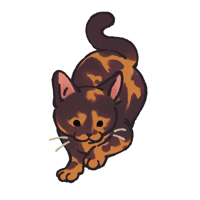 Tortoiseshell Cat Sticker