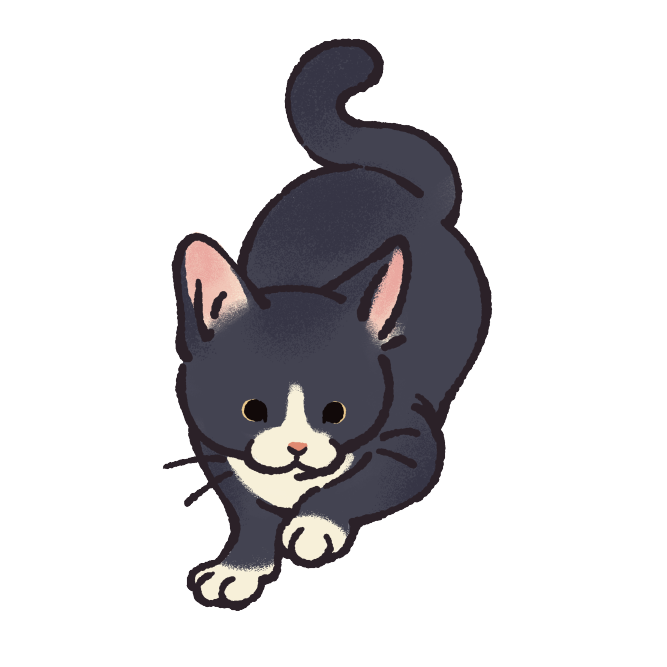 Tuxedo Cat Sticker